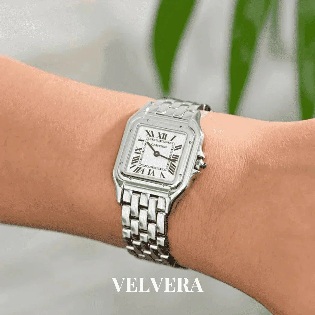 Montre Femme - Panthère Acier - VELVERA