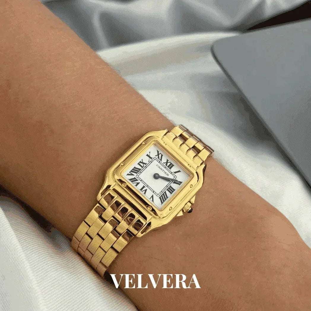 Montre Femme - Panthère Gold - VELVERA