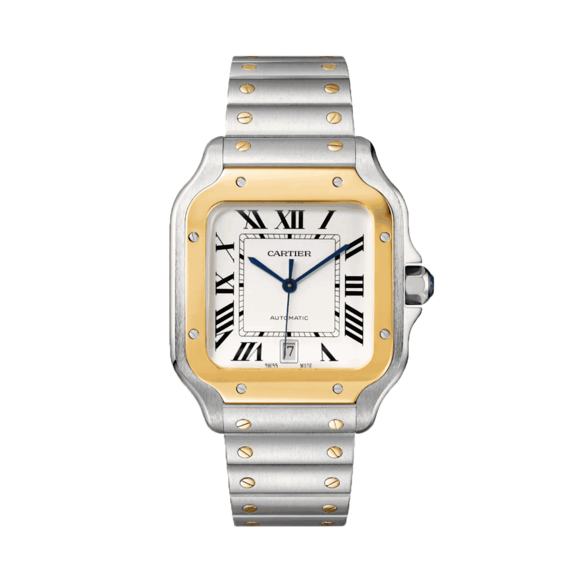Montre Homme - Cart Santos Acier & Or - VELVERA