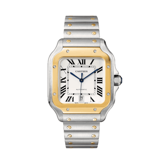 Montre Homme - Cart Santos Acier & Or - VELVERA