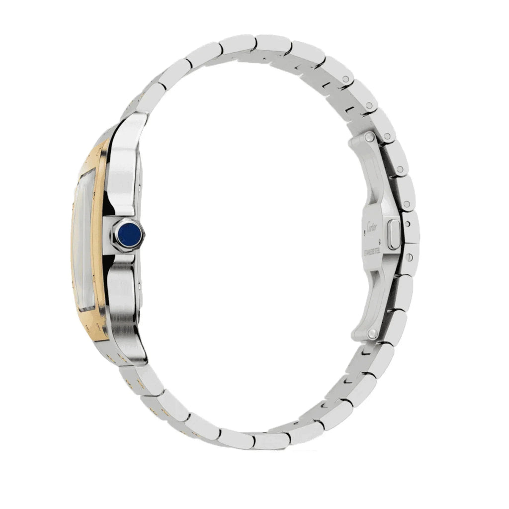 Montre Homme - Cart Santos Acier & Or - Ma boutique