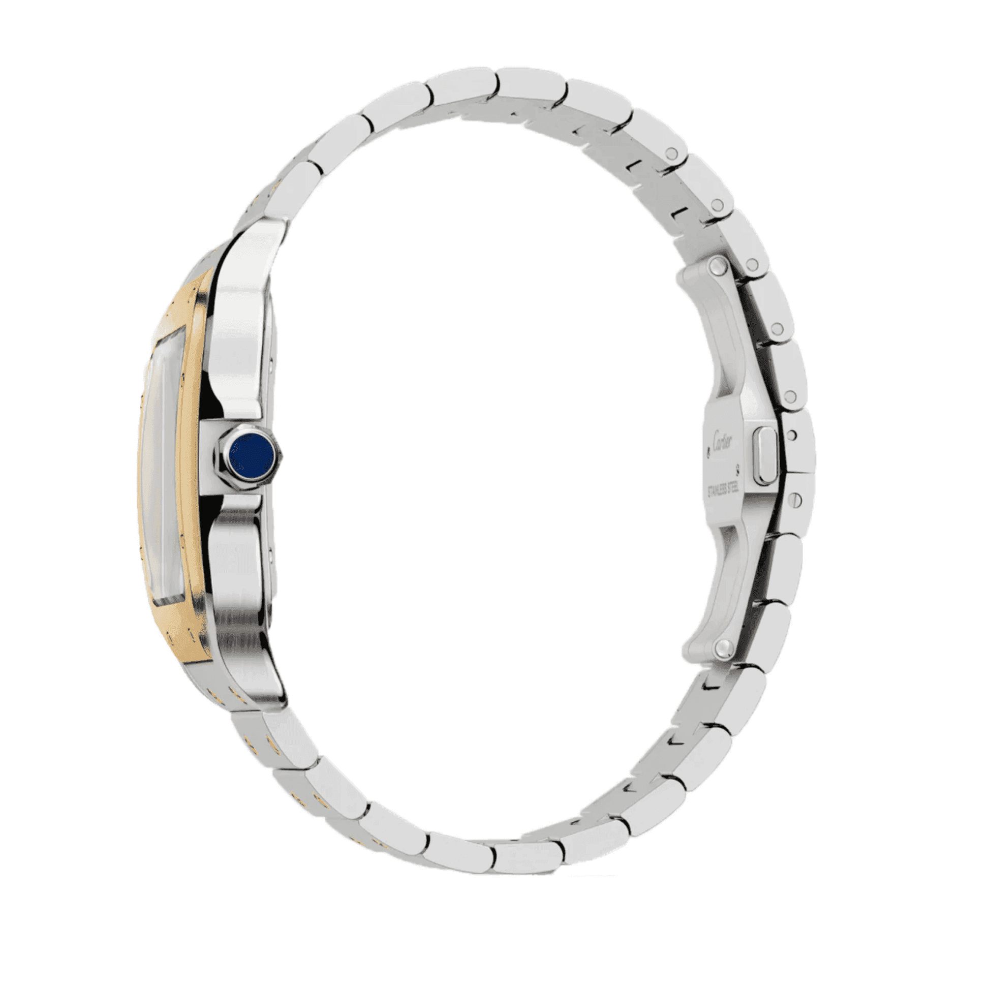 Montre Homme - Cart Santos Acier & Or - VELVERA