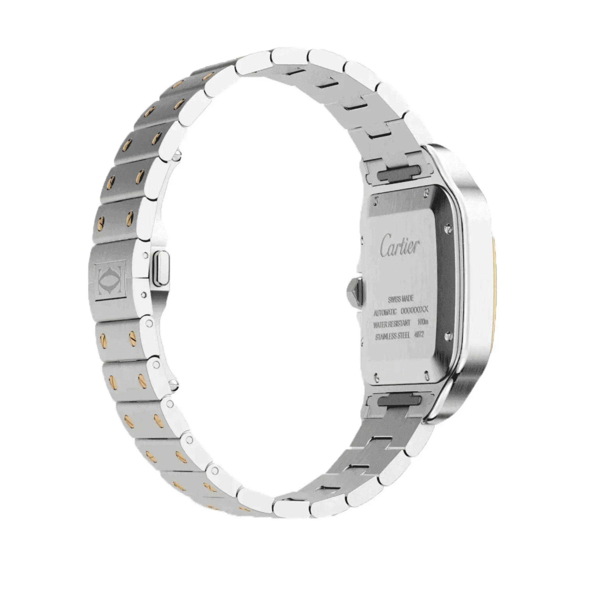 Montre Homme - Cart Santos Acier & Or - VELVERA