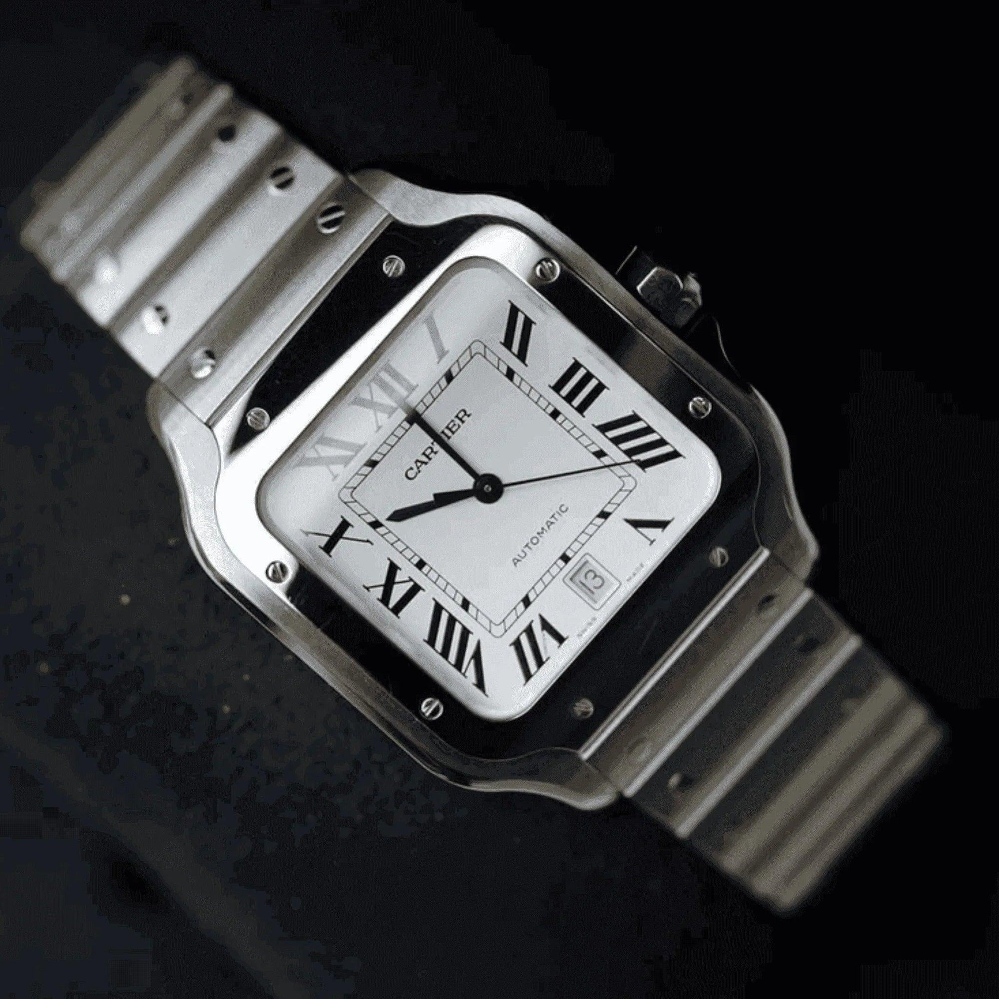 Montre Homme - Cart Santos Blanc - VELVERA
