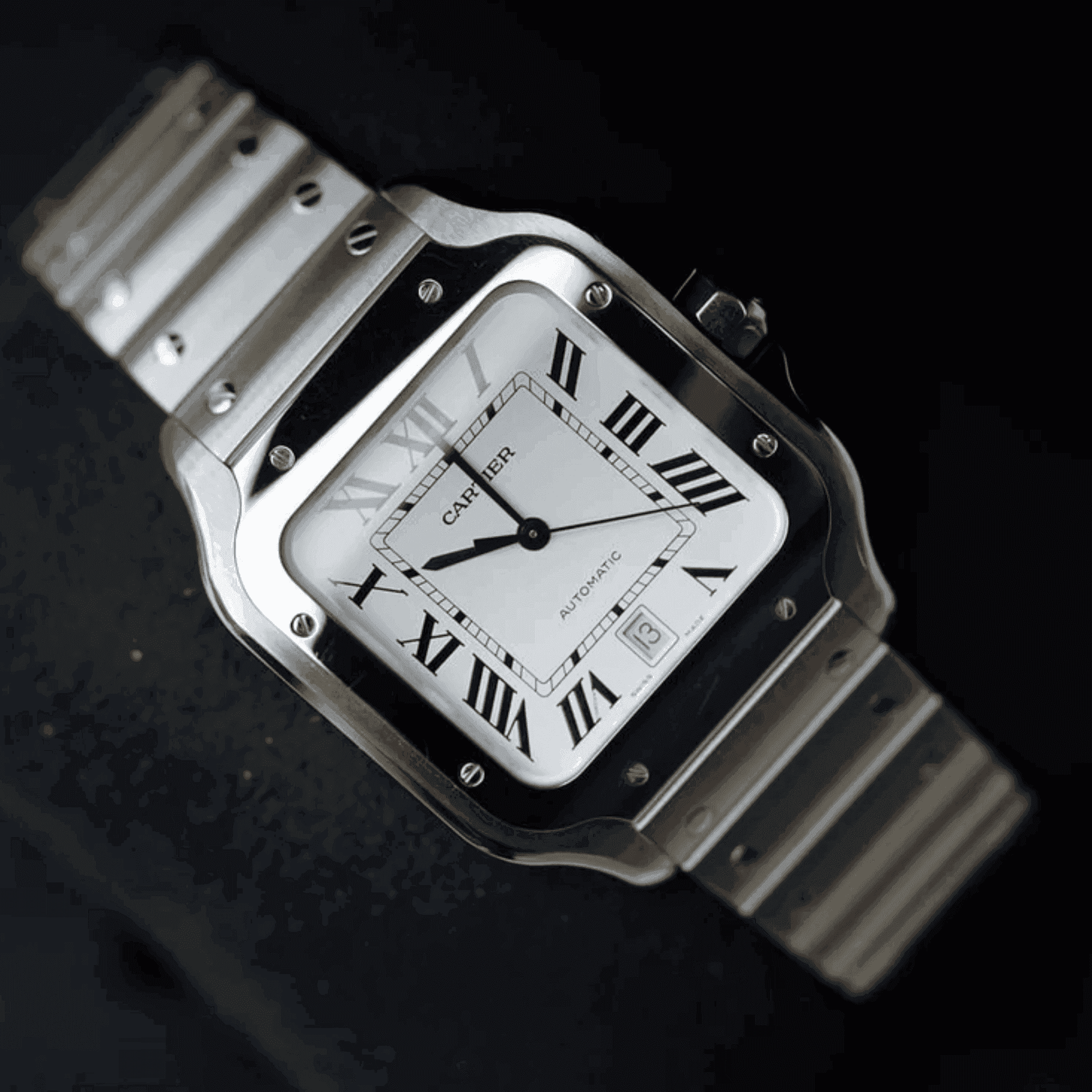 Montre Homme - Cart Santos Blanc - VELVERA