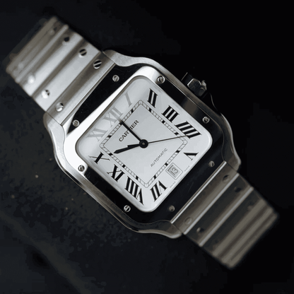 Montre Homme - Cart Santos Blanc - VELVERA