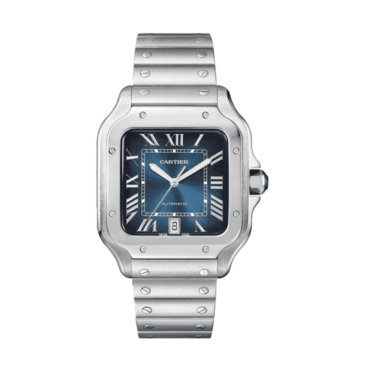 Montre Homme - Cart Santos Bleu - VELVERA
