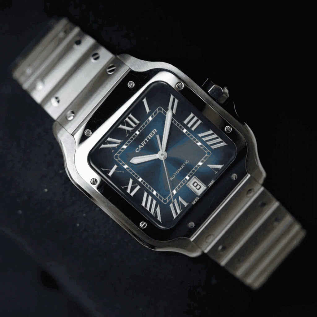 Montre Homme - Cart Santos Bleu - Ma boutique