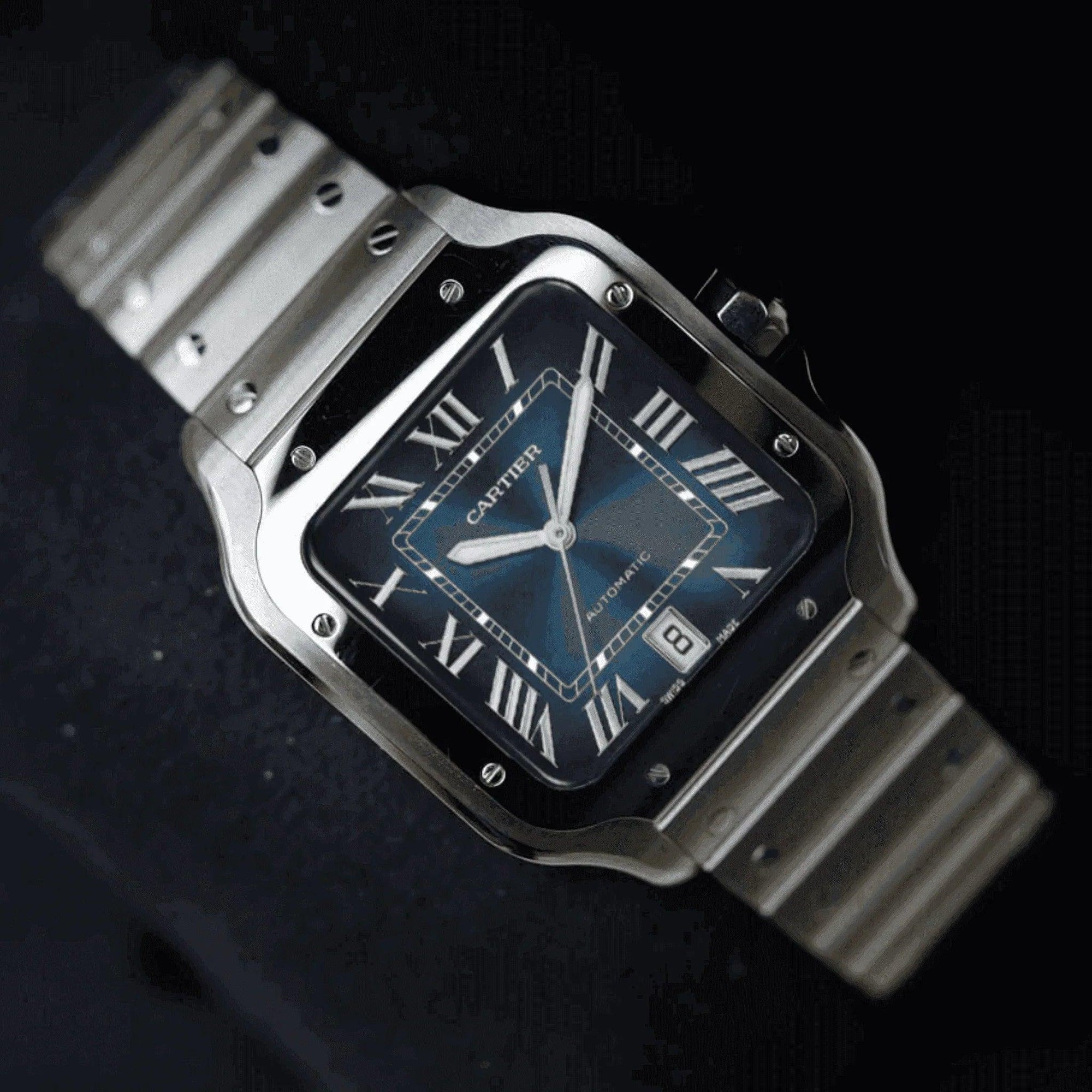 Montre Homme - Cart Santos Bleu - VELVERA