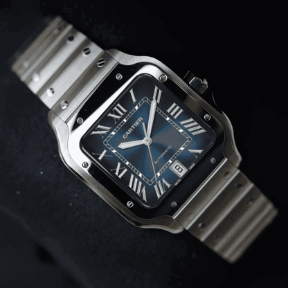 Montre Homme - Cart Santos Bleu - VELVERA