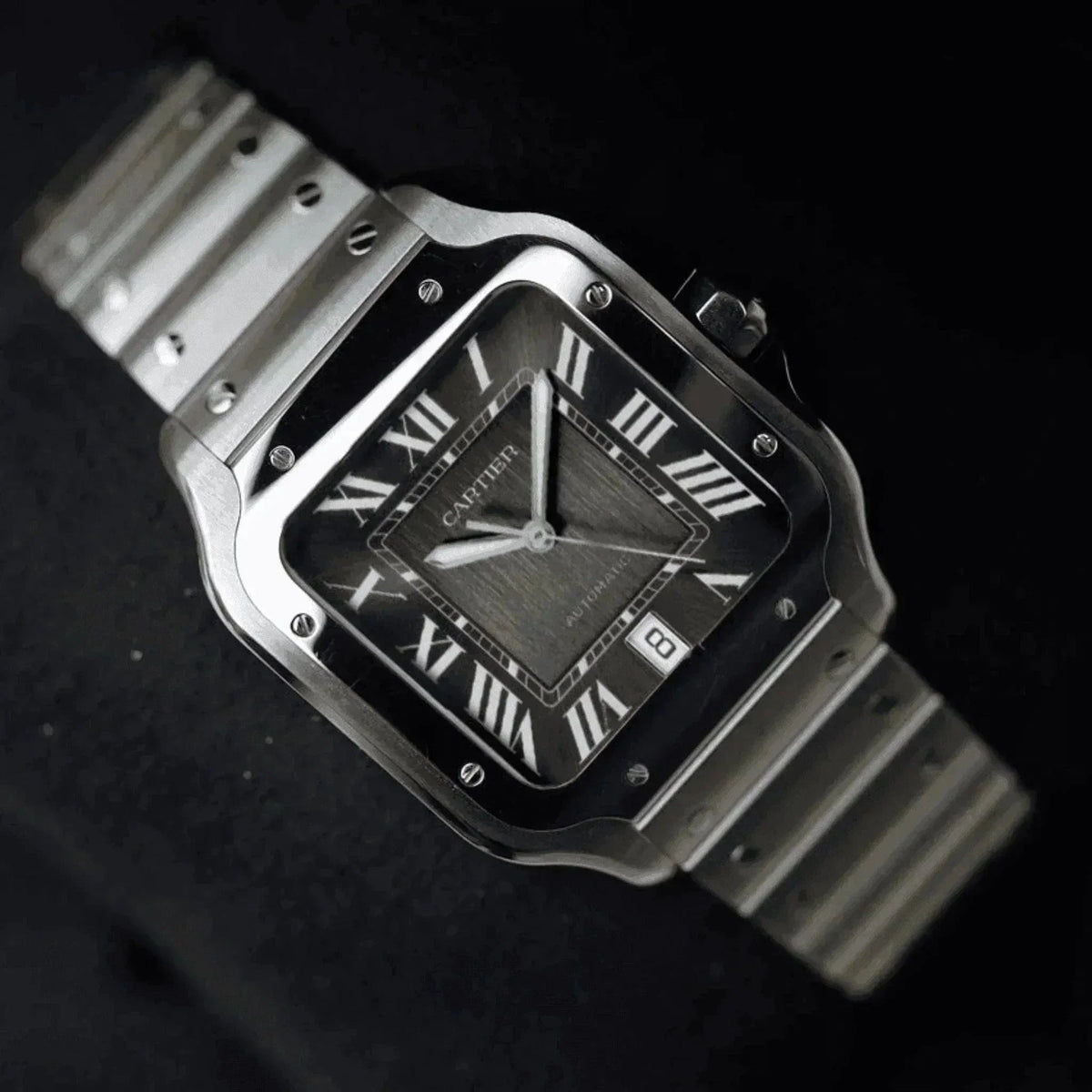 Montre Homme - Cart Santos Noir