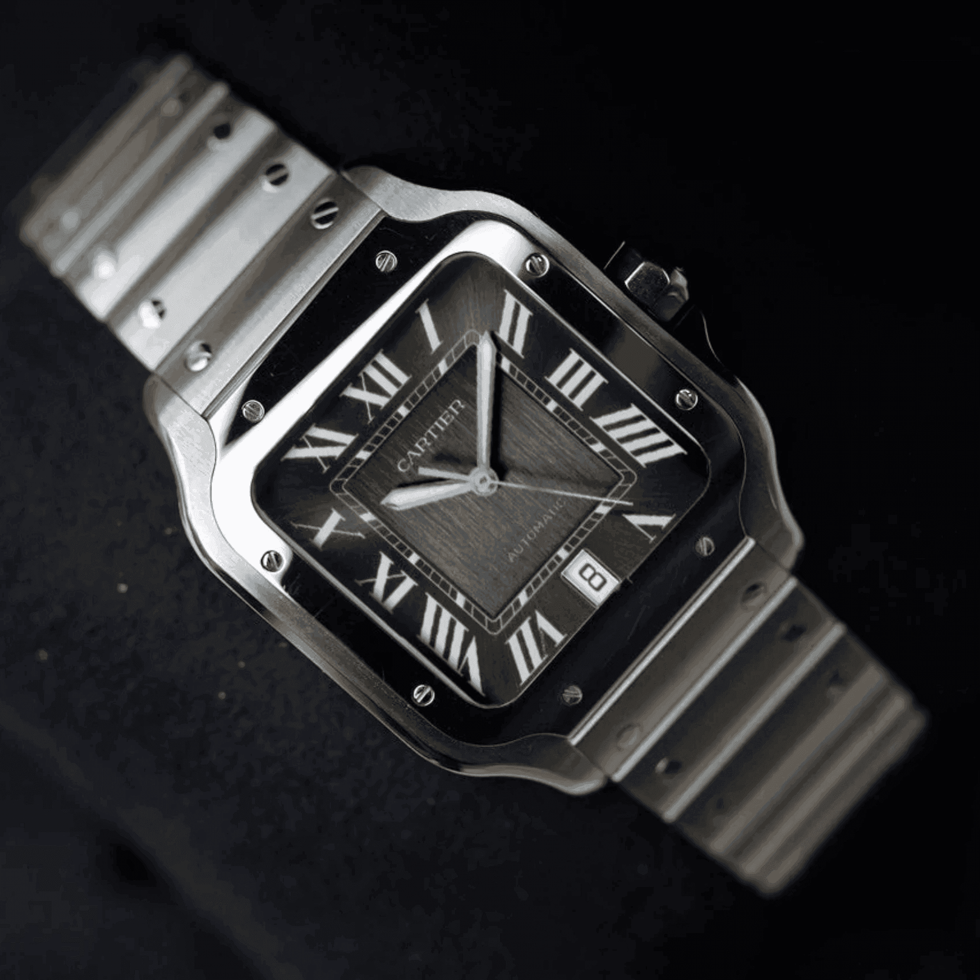 Montre Homme - Cart Santos Noir - VELVERA