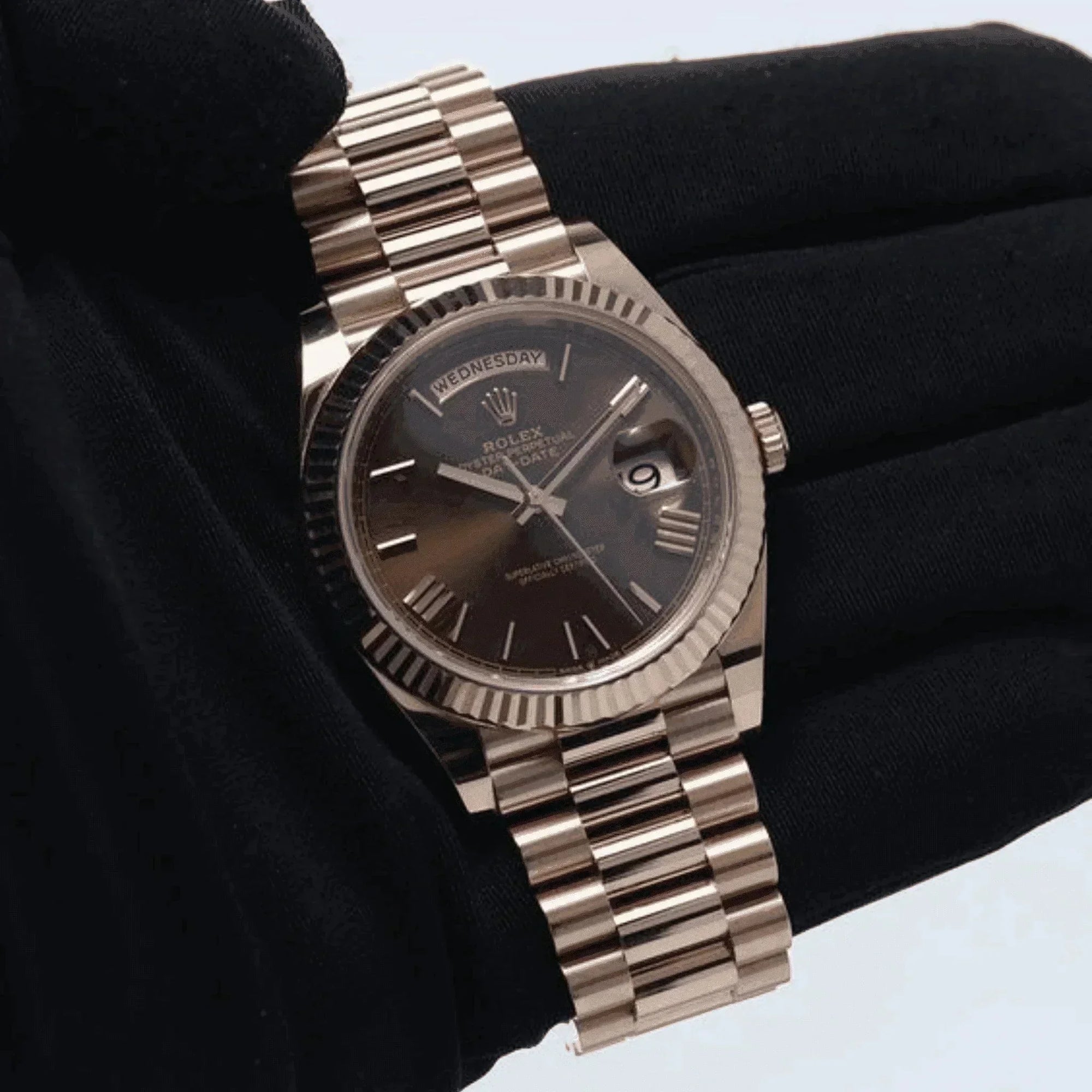 Montre Homme - Daydate Chocolate - VELVERA