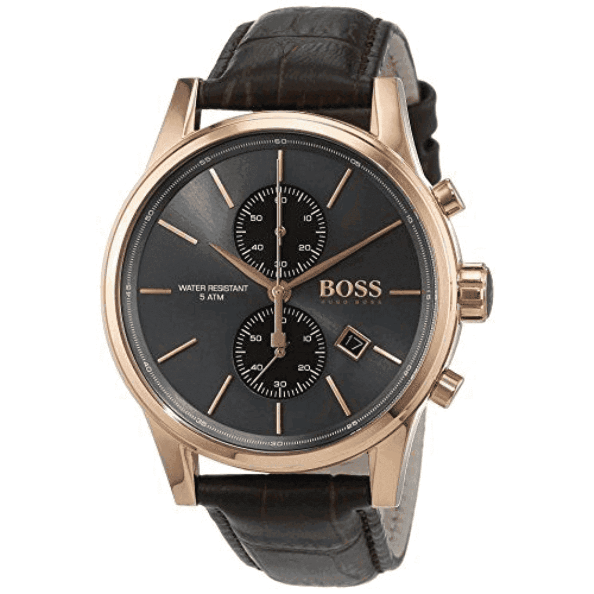 Montre Homme HB - Jet 1513281 Chronographe Marron - VELVERA