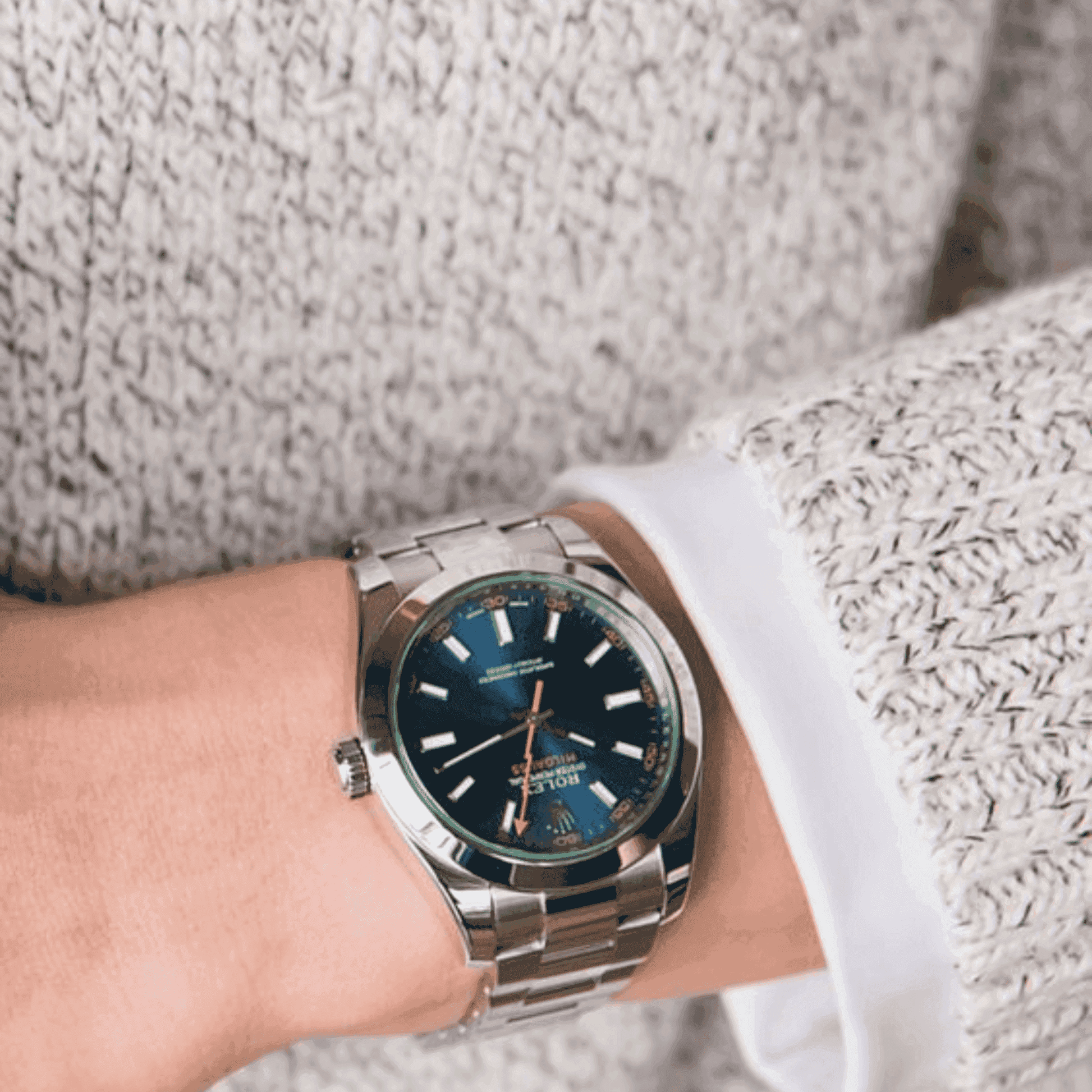 Montre Homme Milgauss - Fond Bleu 116400GV - VELVERA