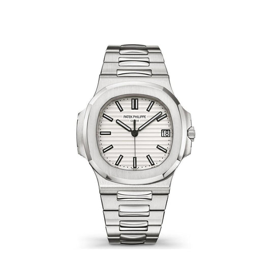 Montre Homme - Patek Nautilus Blanc - VELVERA