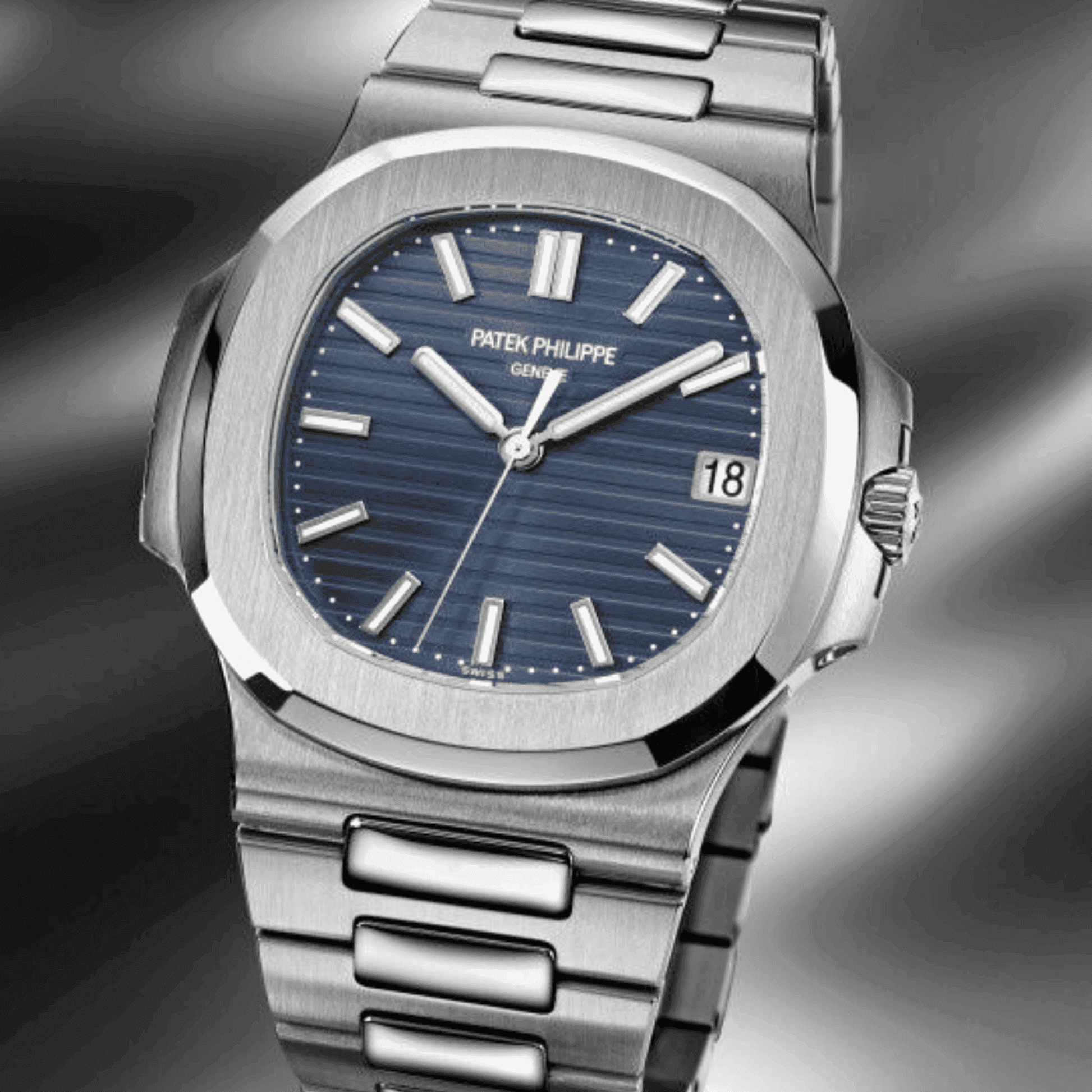 Montre Homme - Patek Nautilus Bleu - VELVERA