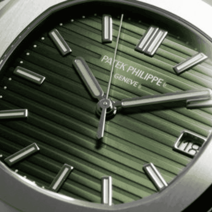 Montre Homme - Patek Nautilus Olive Green - VELVERA