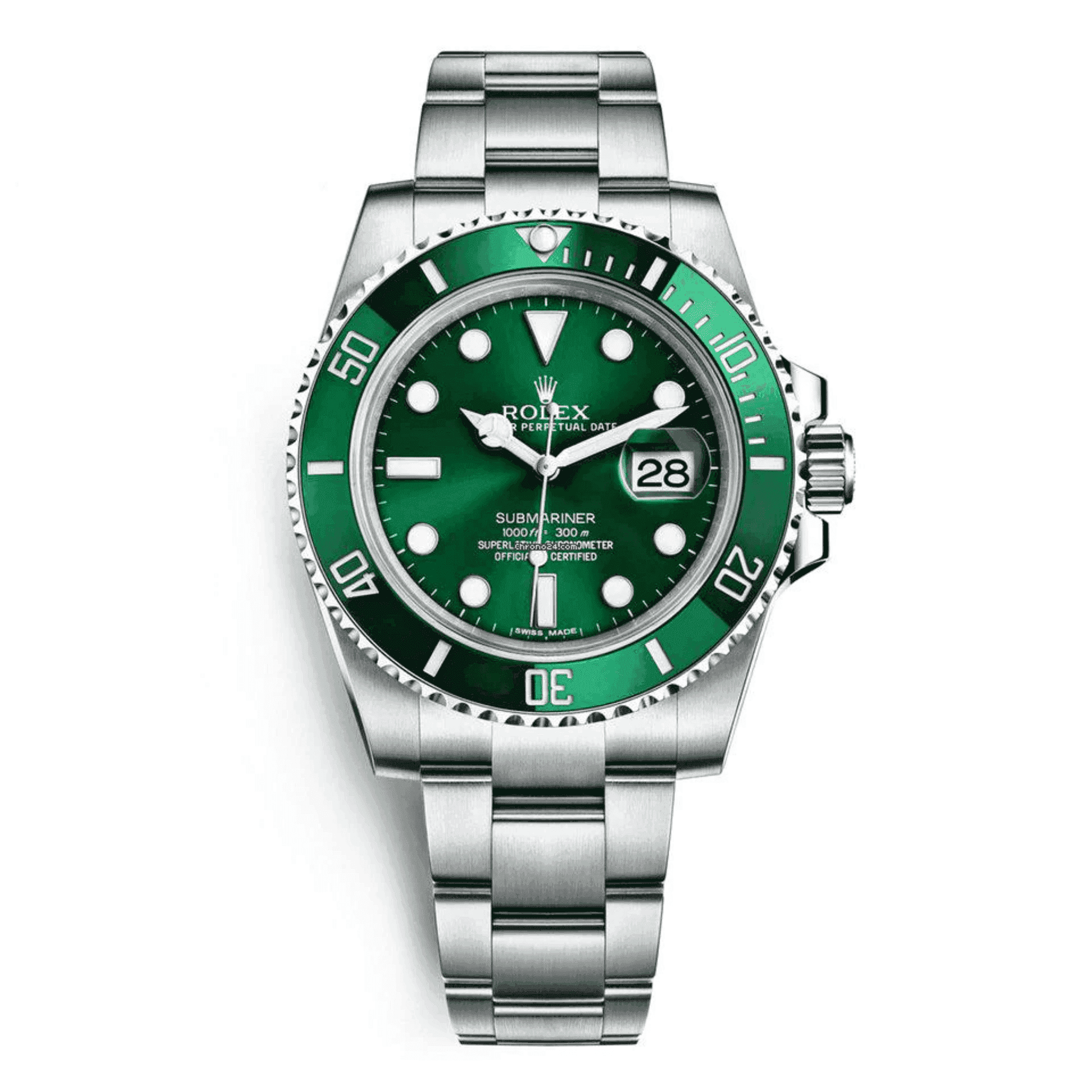 Montre Homme - Submariner Vert "Hulk" - VELVERA