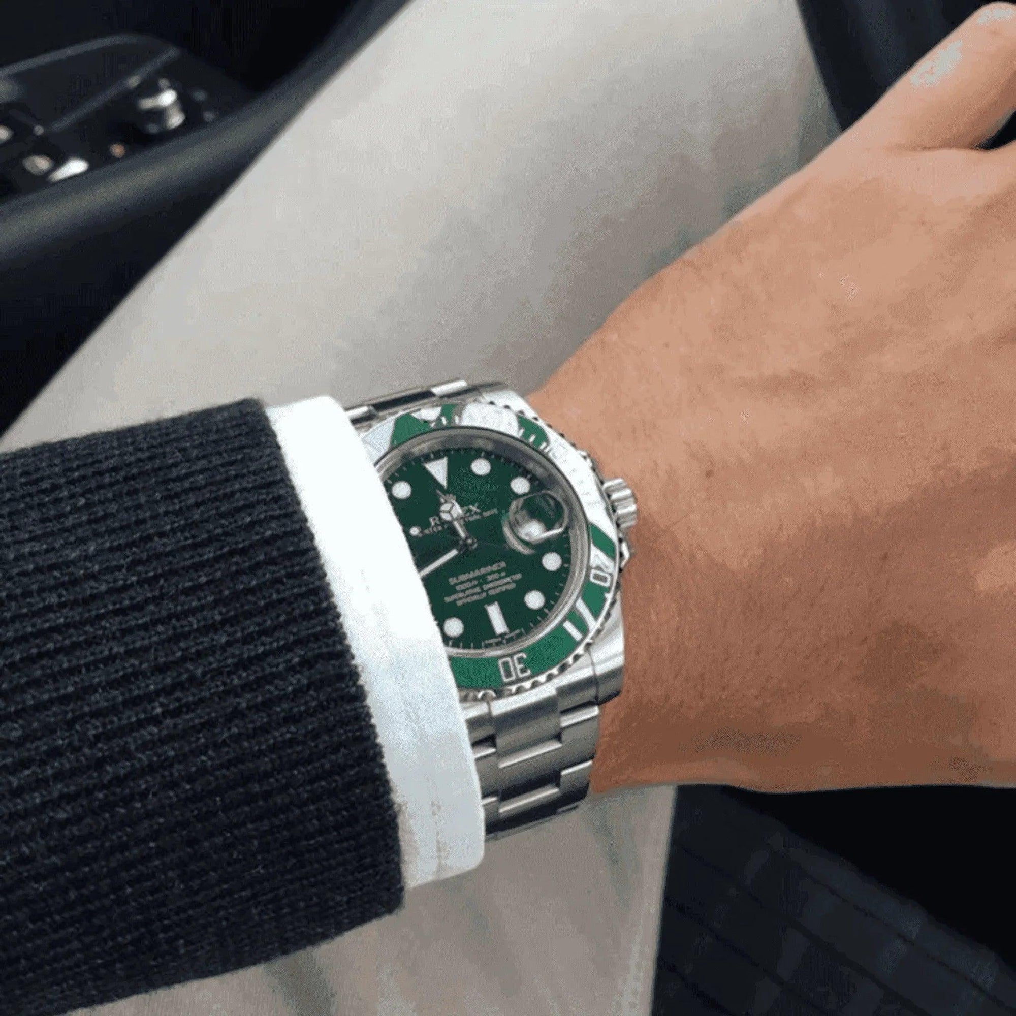 Montre Homme - Submariner Vert "Hulk" - VELVERA